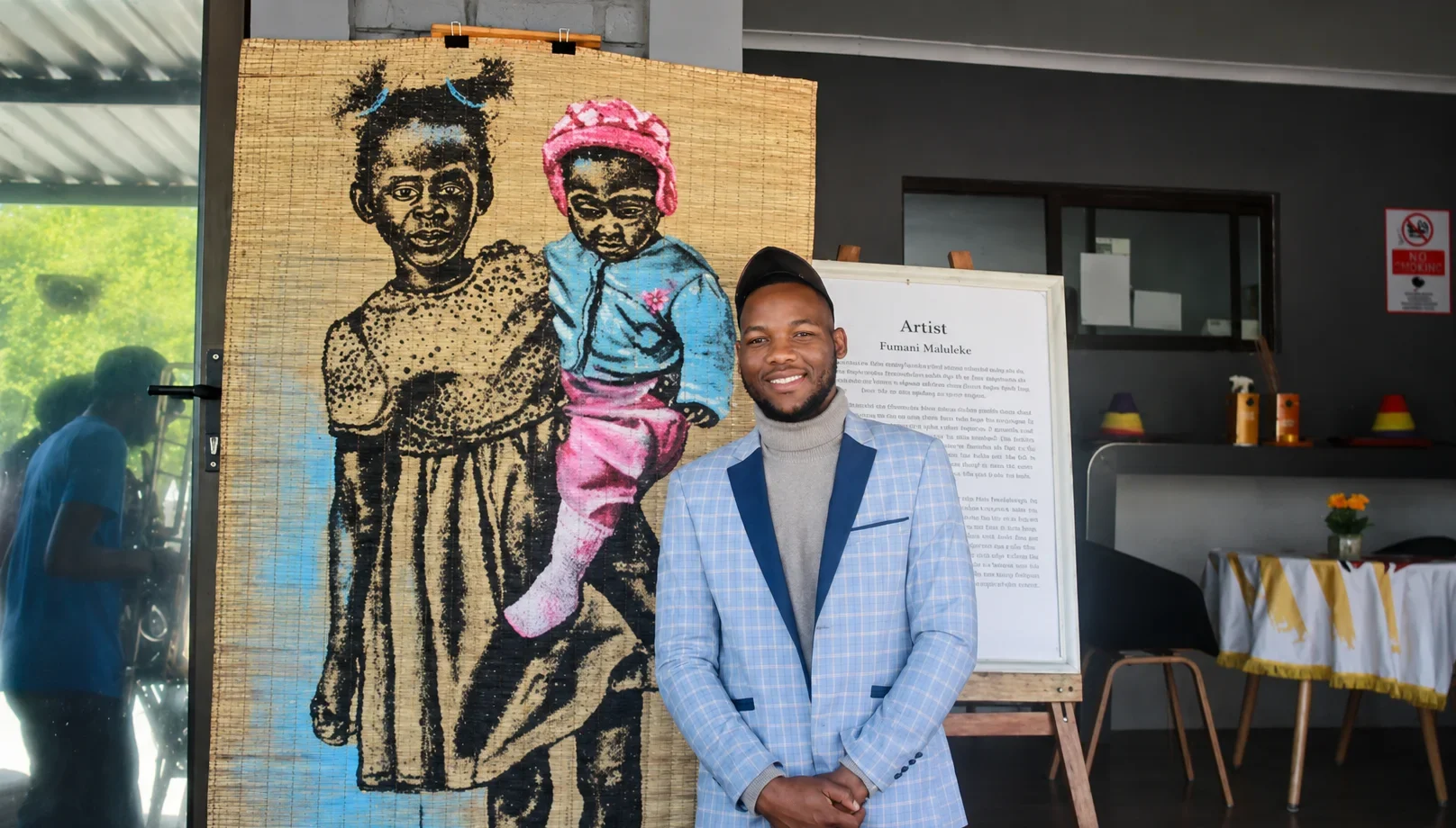 Limpopo-born artist says he uses traditional Tsonga grass mats to preserve his culture and tell his story. His unique art has taken him from Giyani to global exhibitions in places like Hong Kong and Switzerland.
