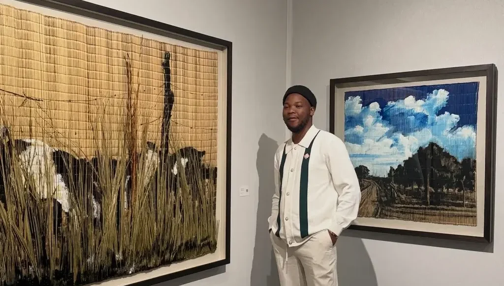 Limpopo-born artist says he uses traditional Tsonga grass mats to preserve his culture and tell his story. His unique art has taken him from Giyani to global exhibitions in places like Hong Kong and Switzerland.